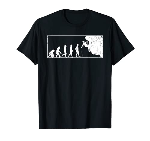 Escalador de rocas ropa hombres mujeres niños escalada en Camiseta