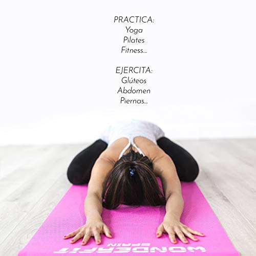 Esterilla Yoga y Pilates 10mm | Fitness tape 10mm | Material ECO | Antideslizante