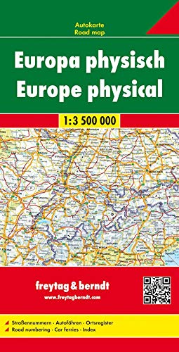 Europa fisica 1:3.500.000: Wegenkaart 1:3 500 000: 2201 (Auto karte)