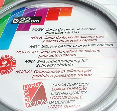 Fagor - Junta De Silicona 998010020, 22 Cm, para Ollas Rapidas