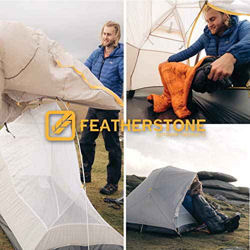 Featherstone Al aire libre UL Obsidian 1 persona mochila tienda 3-Season ultraligero camping senderismo y expediciones
