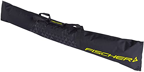 Fischer Eco Alpine Bolsa para esquís, Unisex, Negro/Amarillo, 175 cm