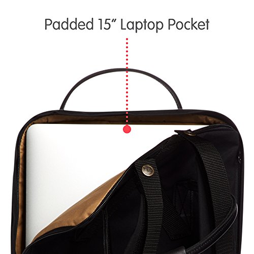 Fjallraven Kånken No. 2 Laptop 15" Black Backpack, Unisex Adulto, Talla única