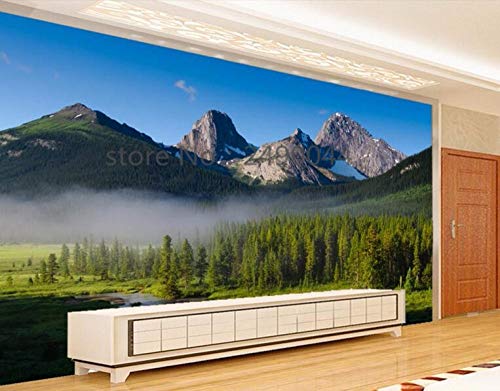 Foto de fondo de pantalla en 3D después de fondo de pantalla montaña bosque paisaje hogar sala de estar el dormitorio TV ajuste fondo de pantalla @ 200 * 140 cm
