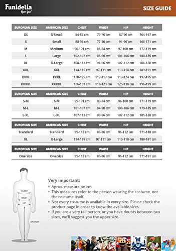 Funidelia | Disfraz de Beetlejuice Oficial para Hombre Talla M ▶ Tim Burton, Películas de Miedo, Terror - Color: Blanco - Licencia: 100% Oficial - Divertidos Disfraces y complementos