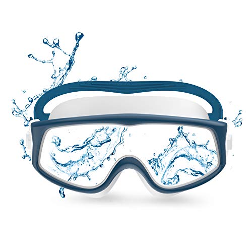 Funní Día Gafas de natación de visión panorámica, antivaho, protección UV, Gafas Natacion para adultos, hombre, mujer, jóvenes, adolescentes CF-16006