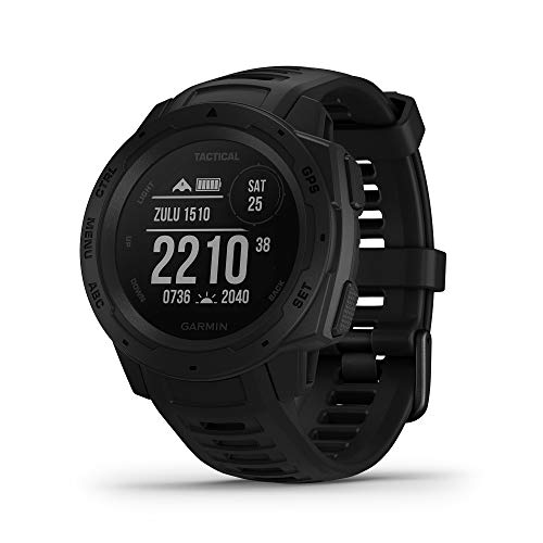Garmin Instinct Tactical - Reloj resistente con GPS y funciones tácticas, Negro