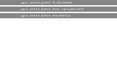 Go sms pro Free Guide