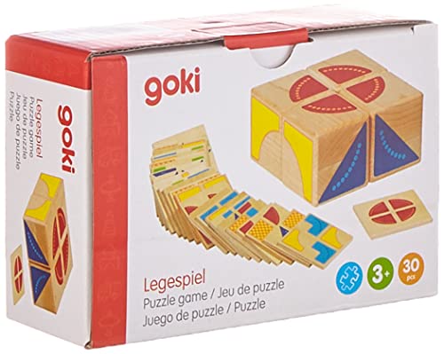 Goki- Juego de Puzzle, Kubus, Multicolor (Gollnest & Kiesel 58649.0)