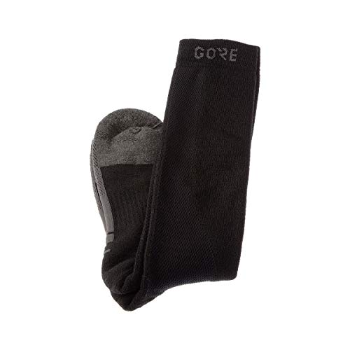 GORE WEAR M Thermo Calcetines largos unisex, Talla: 41-43, Color: negro/gris