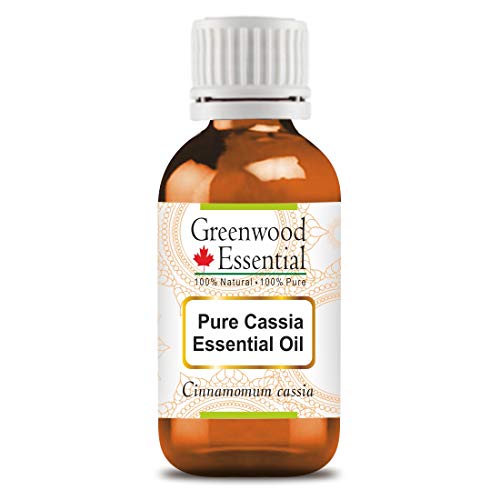 Greenwood Essential Pure Cassia Essential Oil (Cinnamomum Cassia) 100% natural destilado al vapor de grado terapéutico 30 ml (1.01 oz)
