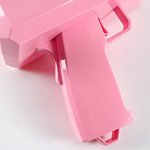 GXNINEF Pistola De Dinero Supreme Money Gun Shooter Fake Prop Gun Cash Super Spray Gun Cash Cannon Shoot Gun para Fiesta,Pink