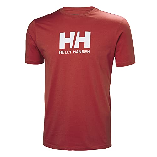 Helly Hansen HH Logo - Camiseta para Hombre, Color Rojo, Talla M