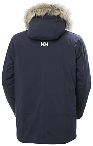 Helly Hansen Men's Reine Parka Jacket, Navy, M