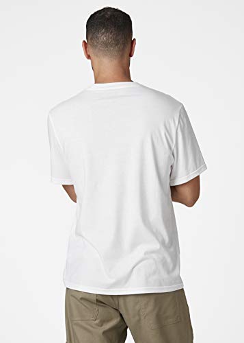 Helly Hansen Nord Graphic T-Shirt Camiseta, Hombre, White, XL