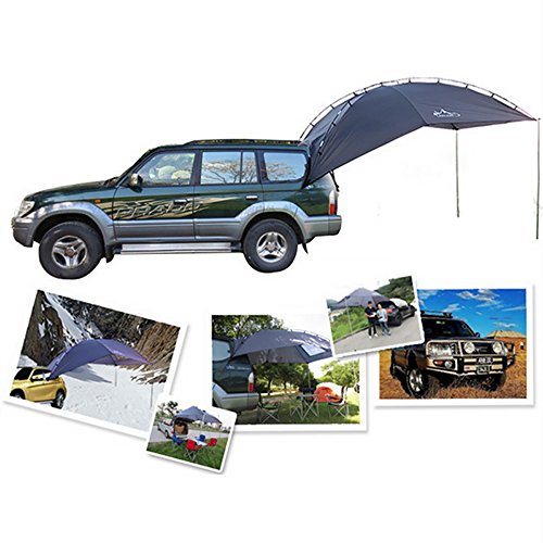 HUKOER Cuenta de auto para acampar Al aire libre Camping Familia de auto Cuenta de auto Cuenta de lado Car Car Hatchback para auto, para camping y familia, tienda de campaña en verano