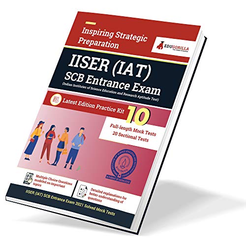 IISER Aptitude Test (IAT) SCB Entrance Exam 2021 | 10 Mock Tests + 20 Sectional Tests