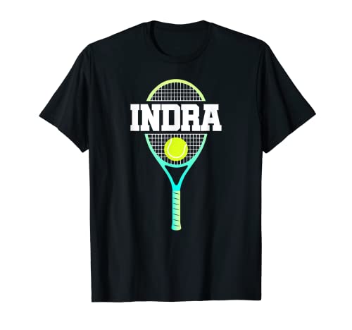 Indra Name - Pelota y raqueta para niños Camiseta