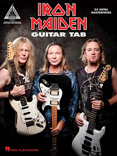 Iron maiden - guitar tab - 25 metal masterpieces - guitar recorded version - 352 pages