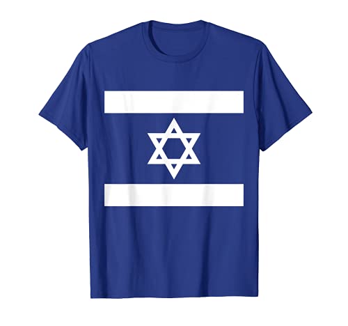 Israel Camisa Mujer Hombres Bandera Blanca de Israel Camiseta