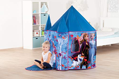John Disney Eiskönigin Palace Deluxe-Tienda de campaña con Castillo de Frozen, 2, Color Azul (75117)