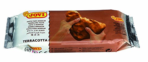 Jovi 88- Pasta de modelar, 500 gr, terracota, Color Gramos (330722)