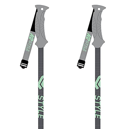 K2 Skis Damen Skistöcke Style Composite — Grey — 10F3011 Palos de esquí, Mujer, Gris, 110