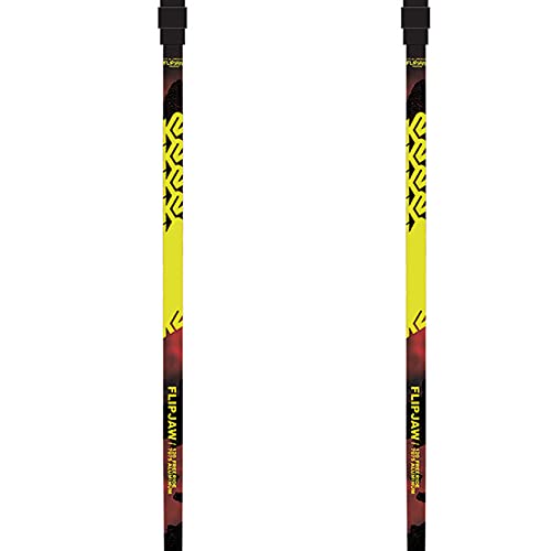 K2 Skis Erwachsene Aluminium Skistöcke Freeride FLIPJAW — Red — 10F3040 Palos de esquí, Unisex Adulto, Rojo, 115-135
