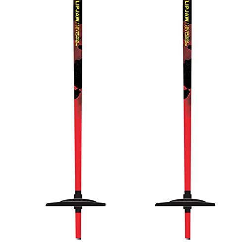 K2 Skis Erwachsene Aluminium Skistöcke Freeride FLIPJAW — Red — 10F3040 Palos de esquí, Unisex Adulto, Rojo, 115-135