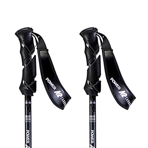 K2 Skis Power Carbon Slate-10D3000.1.2.110 - Bastones de esquí para Hombre (110 cm, 110 cm, Superficie Lisa)