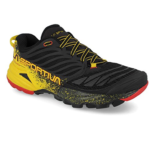La Sportiva Akyra - Zapatillas de senderismo para hombre, (Multicolore Negro Sulphur), 42 EU