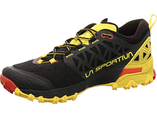 LA SPORTIVA Bushido II, Zapatillas de Trail Running Hombre, Black Yellow, 46 EU
