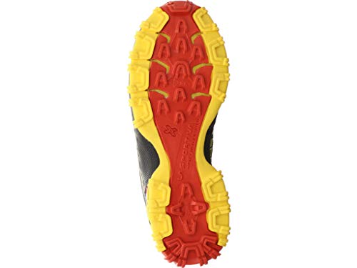 LA SPORTIVA Bushido II, Zapatillas de Trail Running Hombre, Black/Yellow, 43 EU