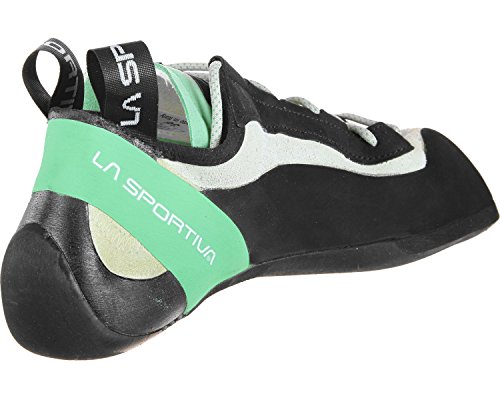 La Sportiva Miura Woman, Zapatos de Escalada Niña, White Jade Green, 34.5 EU