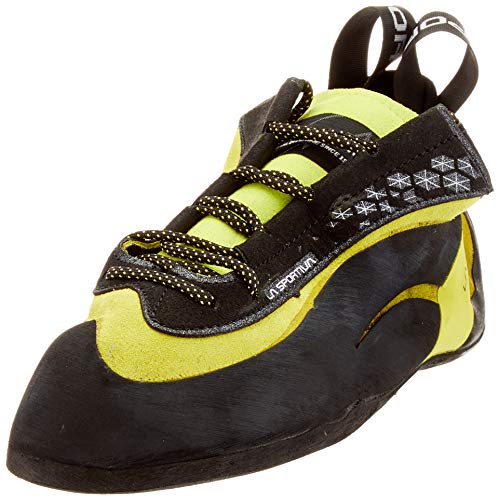 La Sportiva Miura, Zapatos de Escalada Unisex niño, Amarillo (Lime 000), 37 EU