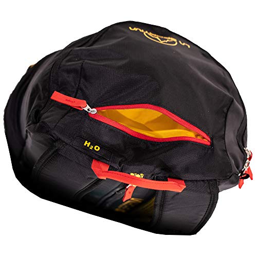 La Sportiva X-Cursion Backpack Mochila, Adultos Unisex, Black/Yellow (Multicolor), Talla Única
