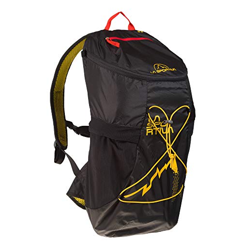 La Sportiva X-Cursion Backpack Mochila, Adultos Unisex, Black/Yellow (Multicolor), Talla Única