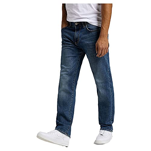 Lee Extreme Motion Slim Jeans Hombre, Azul (King Blue), 36W/30L