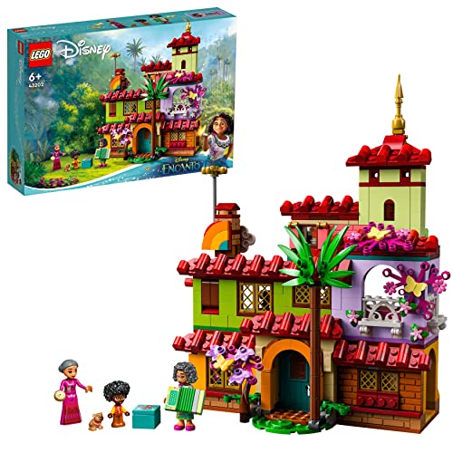 LEGO 43202 Disney Casa Madrigal, Juguete de Construcción de la Película Encanto, Casa de Muñecas, Idea de Regalo