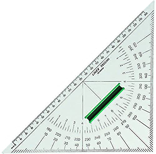 Linex 100413014 nautischer ángulo Cuchillo einfarbig designar con mango de plástico y vertical borde 280 mm