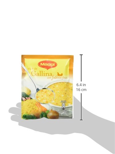 Maggi - Sopa de Gallina con Fideos Finos - 68 g - [Pack de 18]