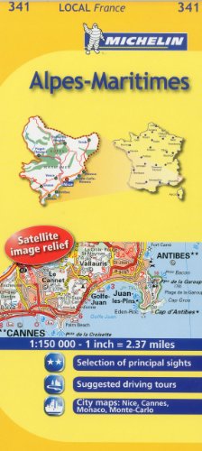 Mapa Local Alpes-Maritimes: No. 341 (Mapas Local Michelin)