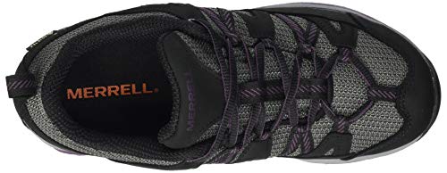 Merrell Siren Sport 3 GTX, Zapatillas para Caminar Mujer, Negro (Negro/Blackberry), 42.5 EU
