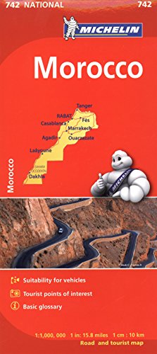 Michelin Map Africa Morocco 742 (Maps/Country (Michelin)) [Idioma Inglés]