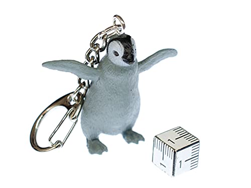 Miniblings Pingüino llaveros Remolque Ave Antartica Animales Lago Bebe