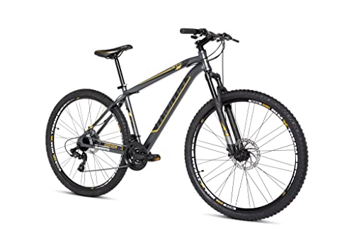 Moma Bikes Bicicleta Montaña SHIMANO GTT5.0 29" aluminio, 24v, doble freno disco, susp. delant. (Varias Tallas)