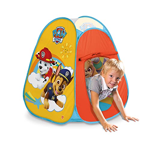 Mondo Toys – Paw Patrol Pop-Up Tent – Tienda de Juegos para niño/niña – Fácil de Montar – Fácil de Abrir – Bolsa de Transporte incluida – 28388