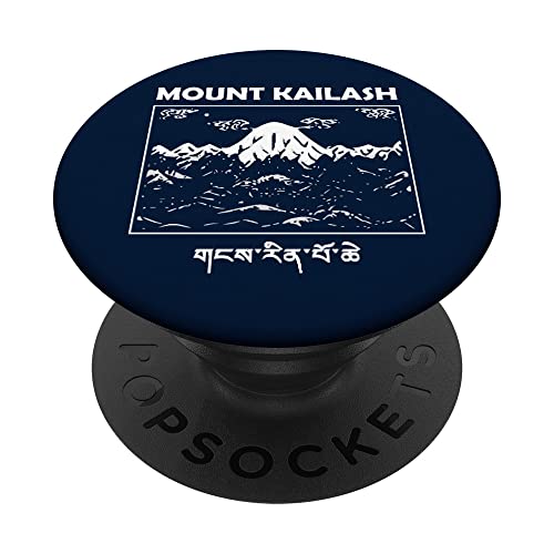 Monte Kailash Gang Rinpoche Montaña Sagrada PopSockets PopGrip Intercambiable
