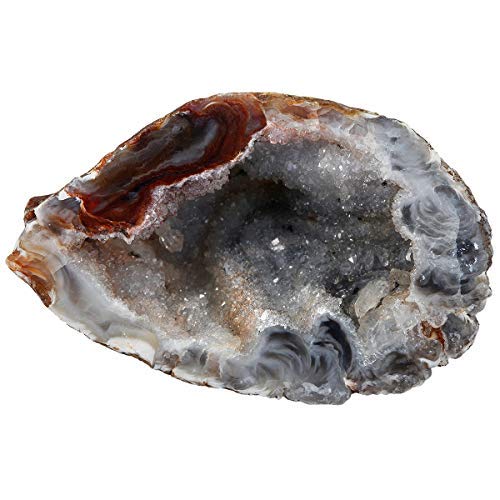 Mookaitedecor Geoda Ágata, Piedras y cristales naturales para minerales, colección drusa, cristal decorativo