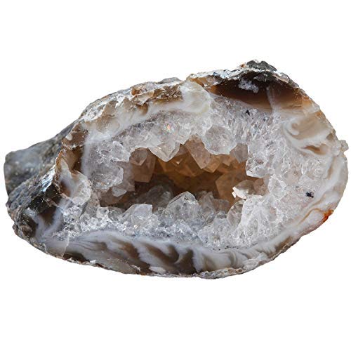 Mookaitedecor Geoda Ágata, Piedras y cristales naturales para minerales, colección drusa, cristal decorativo